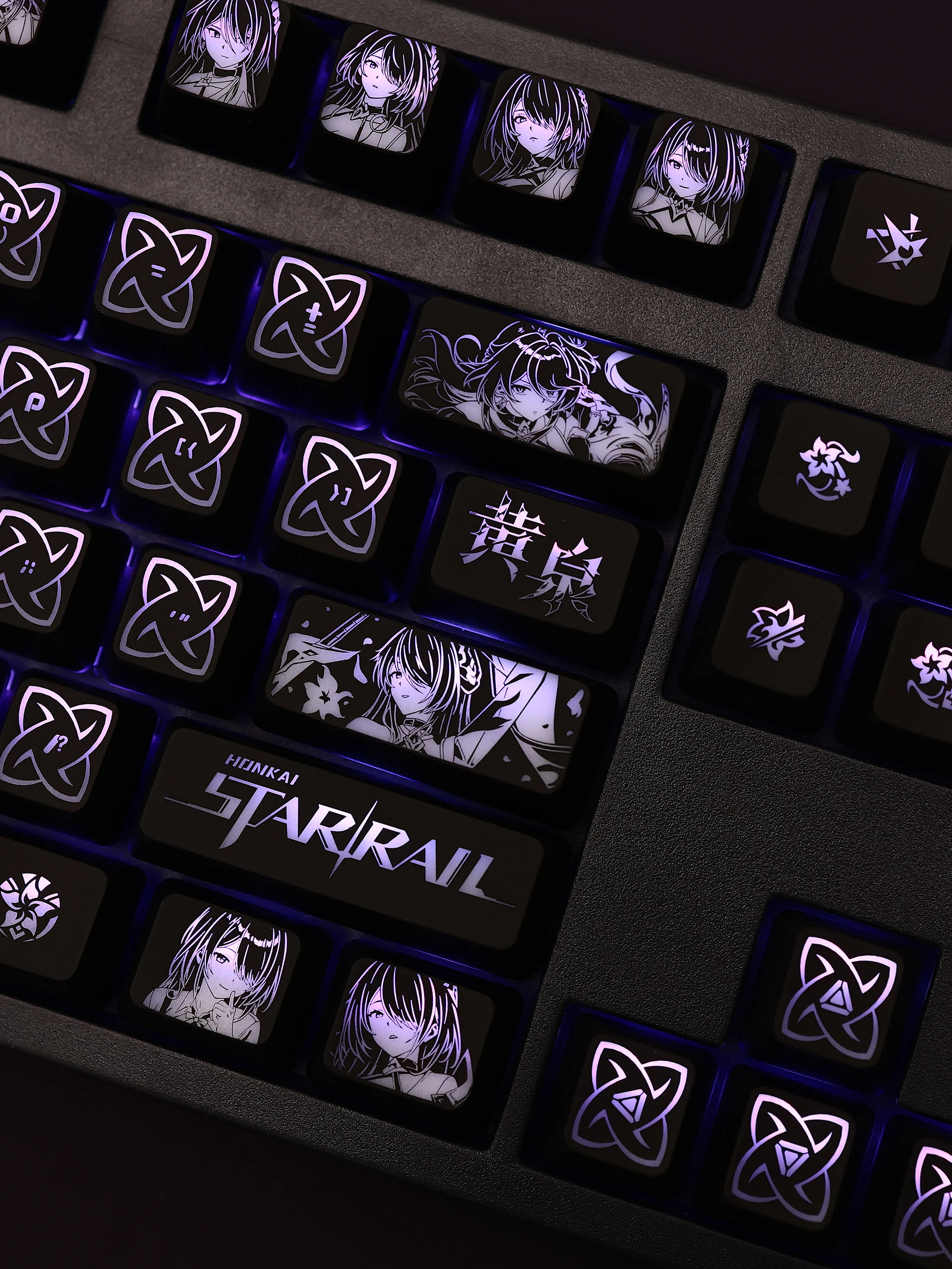 104 клавиш/комплект колпачки для клавиш с подсветкой