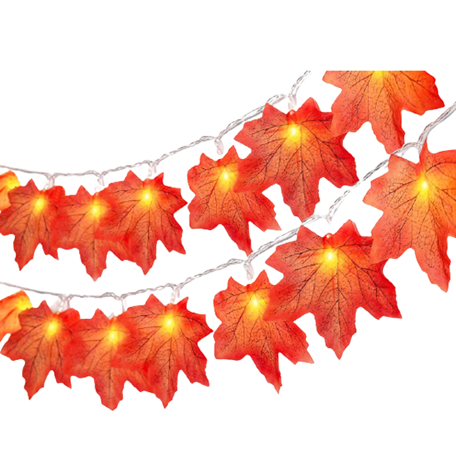 

Гирлянда с кленовыми листьями, 6 м, 40 светодиодов