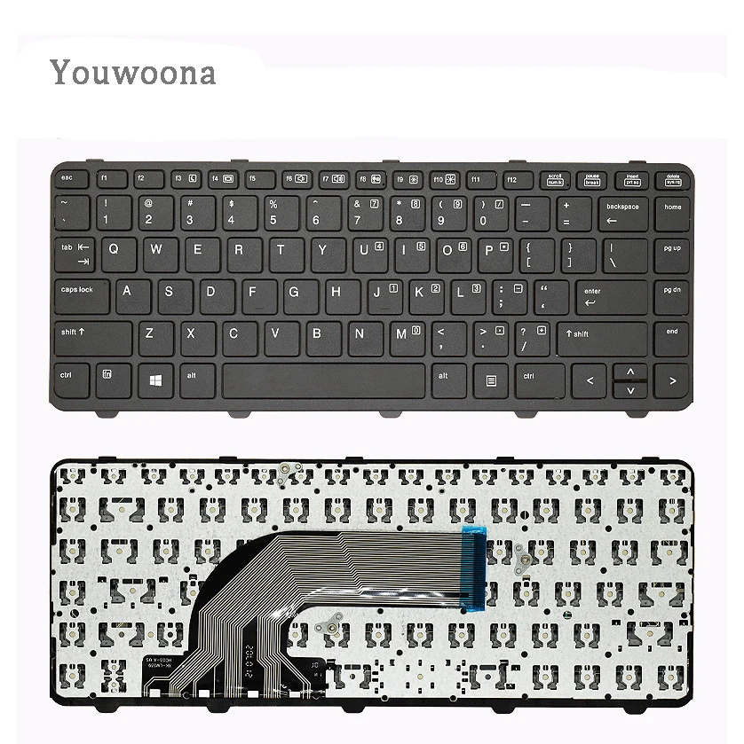 

New Laptop Keyboard For HP Probook 440 445 G1 G2 / 430 G2