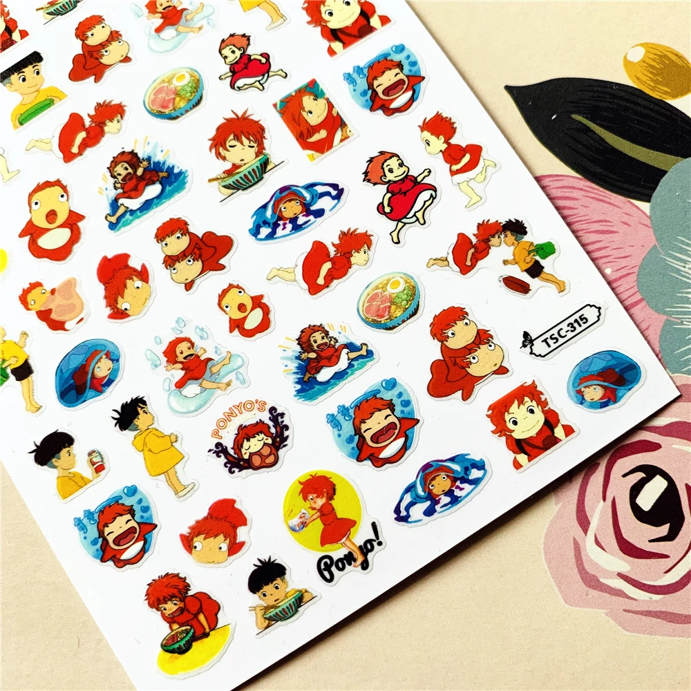 

TSC-315 flying doll DIY 3D Back glue Nail decal Nail sticker Nail decoration Nail art Nail ornament