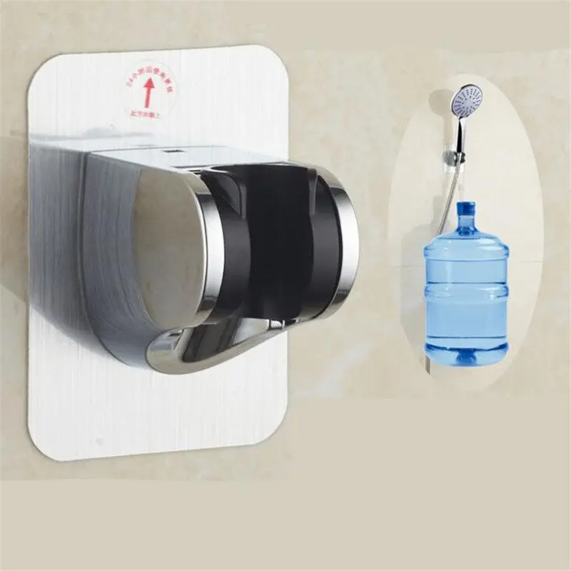 

Adjustable Polished Self-adhesive Handheld Suction Up Drill-free Shower Head Holder Showerhead Rack Punch-free Adjustable