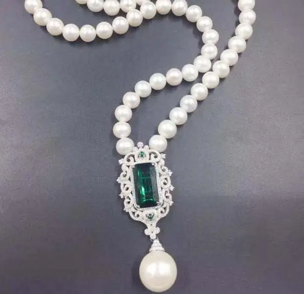 Лидер продаж новое многослойное ожерелье из натурального пресноводного жемчуга