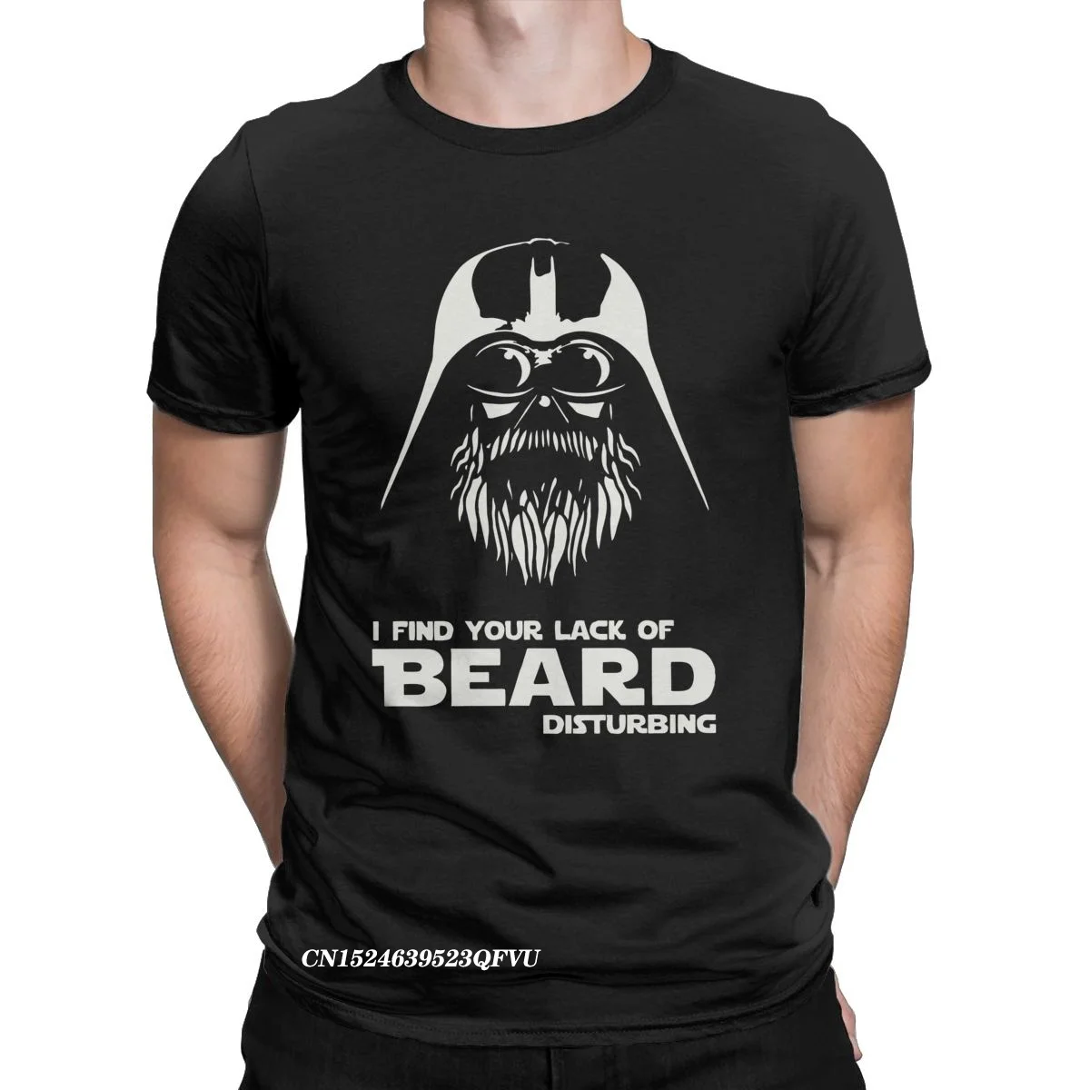 

Funny Beard I Find Your Lack Of Beard Disturbing Tee Shirt Men Crew Neck Pure Cotton Tshirt Beard Lovers Tee Shirt Classic Tops