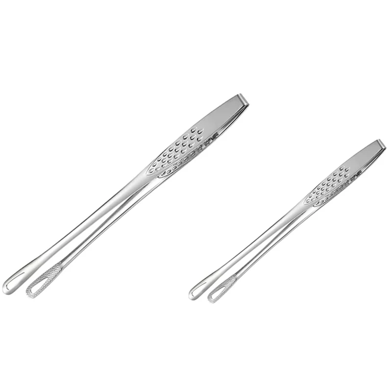 

Kitchen Tweezer Tongs,Extra-Long Stainless Steel Tongs with Precision