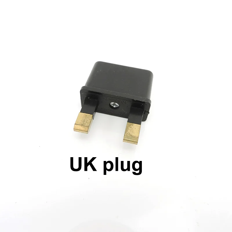 

Преобразователь вилки из США в ЕС, Великобритании, Австралии, Европы, 2 круглых дорожных адаптера переменного тока, универсальный адаптер электрической розетки из США в ЕС