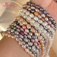4 6x5 8mm freeform irreuglar freshwater pearl loose natural stone beads for diy classical necklace bracelet jewelry making 14 5
