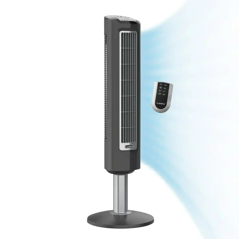 

3-Speed Oscillating Fan with Remote and Timer, 2519, Gray