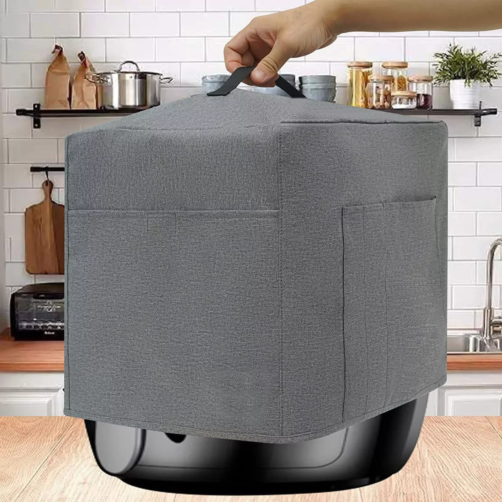 

NEW Air Fryer Protective Cover Waterproof Washable Household Kitchen Pot Storage Cover for NinjaFoodi 5-in-1 Indoor Grill Air Fr