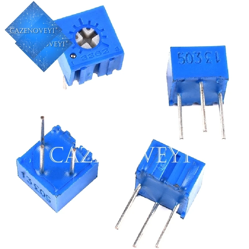 10 шт. триммер 3362P 101 201 501 102 202 502 103 203 503 104 204 504 105 потенциометр Trimpo 3362 500R 1K 2K 5K 10K 20K 50K 100K