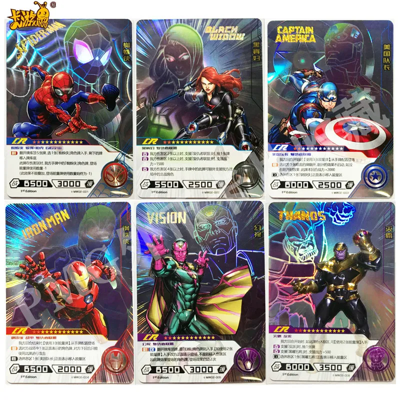

Marvel Avengers Alliance Cards Hero Battle Spider-Man Thanos CR Cards MR Cards UR Cards Animation Peripherals Collection Cards