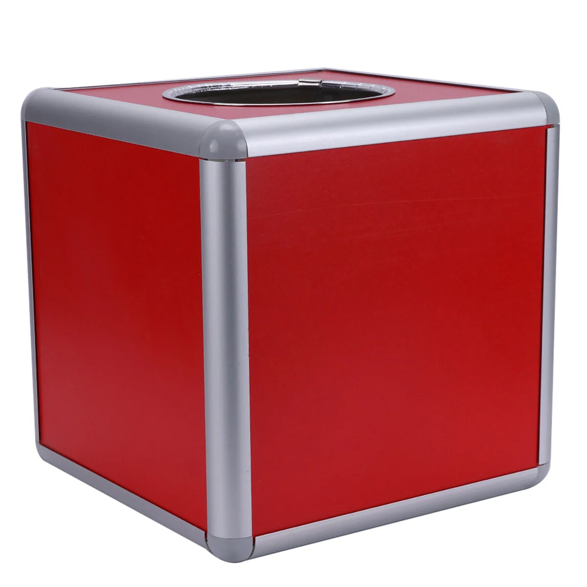 

Box Draw Box Alloy Storage Bin Lottery Box ( Red )