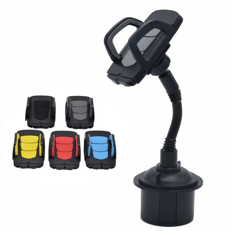 

Universal Car Water Cup Mount Sucker Phone Holder Adjustable 360 Rotation Automobile Phone Stand Navigation Bracket