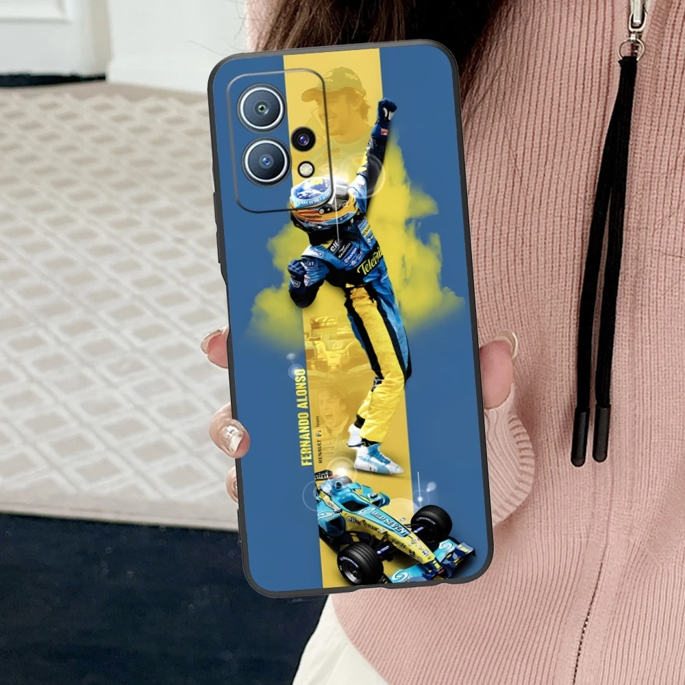 F1 Фернандо Алонсо Чехол для мобильного телефона Huawei P60 P50 P40 P30 P20 P10 P9 P8 Pro Lite Plus