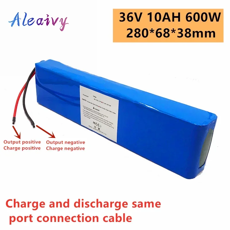 

36V Electric Battery for Bicycle 42V 10Ah 18650 Lithium-ion Battery 500W High Power and Motorcycle Capacity Scooter 2Acharger