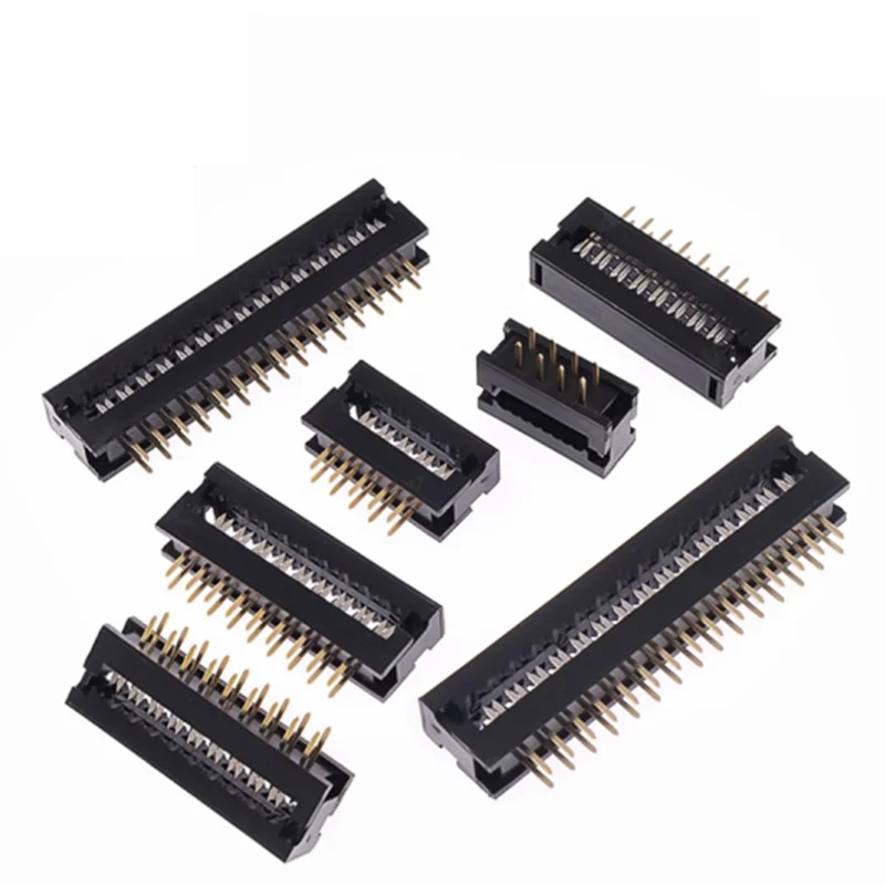FD-6/8/10/16/20/30/40/50 PIN IDC разъем для 1,27 мм кабеля | AliExpress