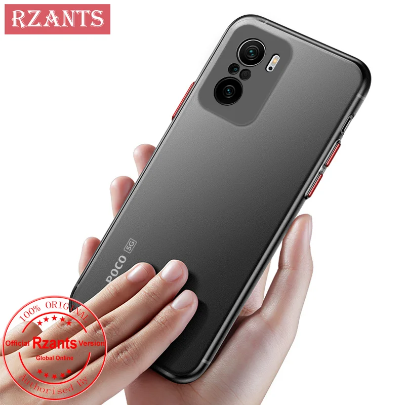 Матовый чехол Rzants для Xiaomi Poco F3 MI 11i 11X Pro Ультратонкий матовый полупрозрачный