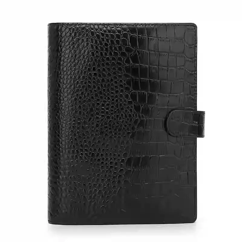 

Планировщик Yiwi из натуральной кожи черного цвета