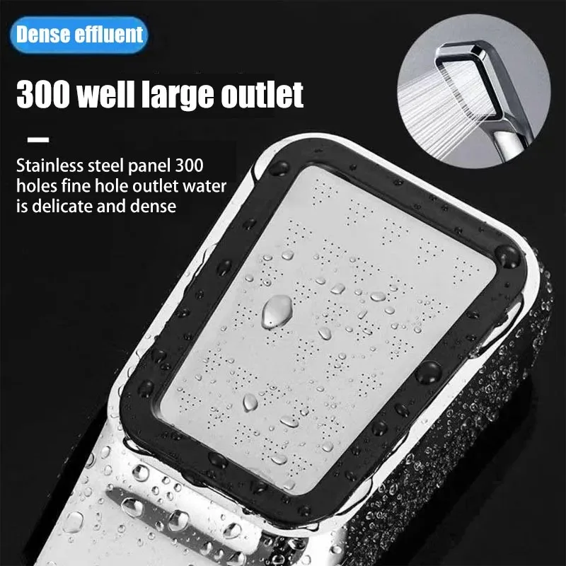 Насадки для душа ванной комнаты с сильным усилением 300 точных водяных выходов