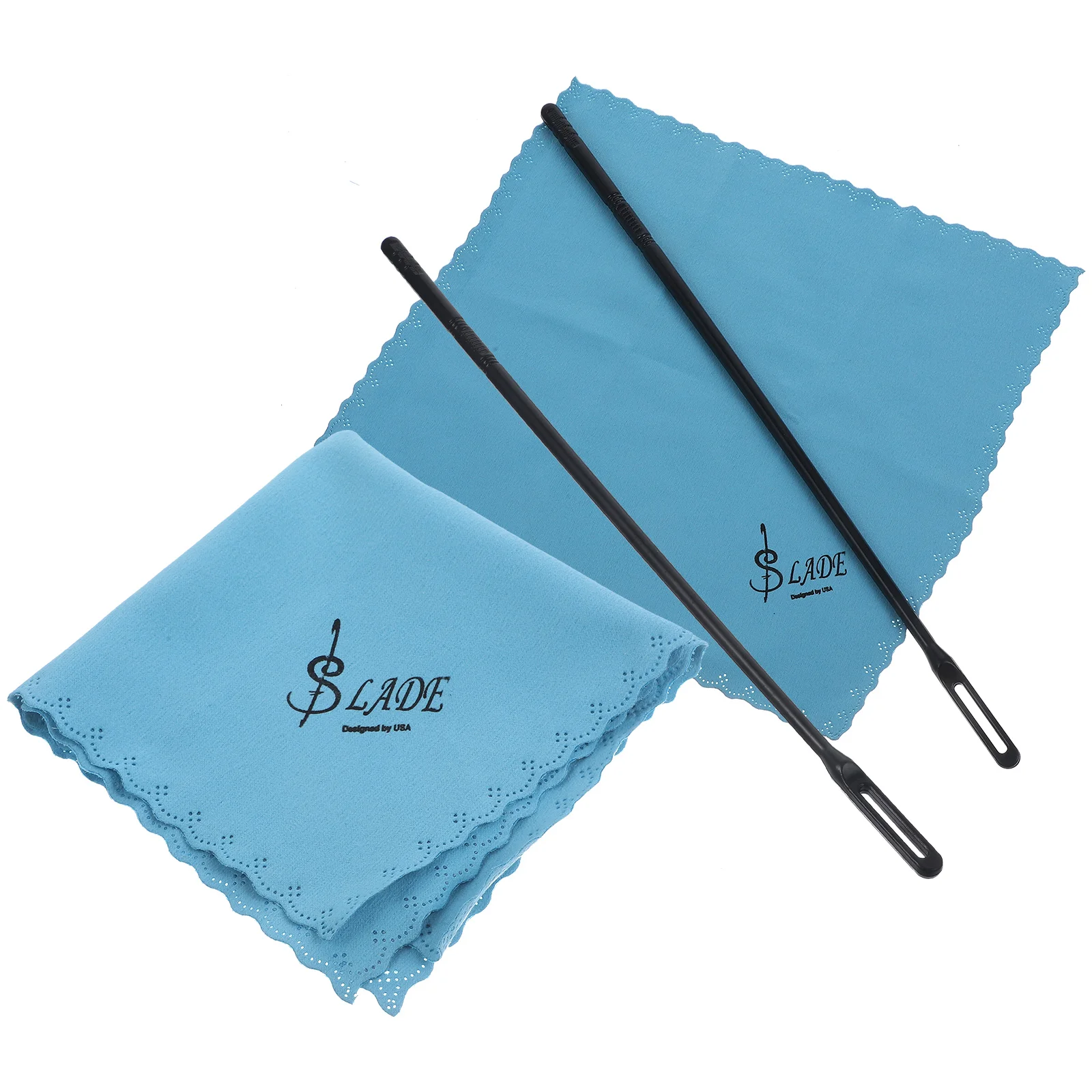 

Cleaning Flute Kit Cloth Set Guitar Rod Supplies Microfiber Tools Cloths Accessories Care Stick Instrument Trumpet Sticks Flutes