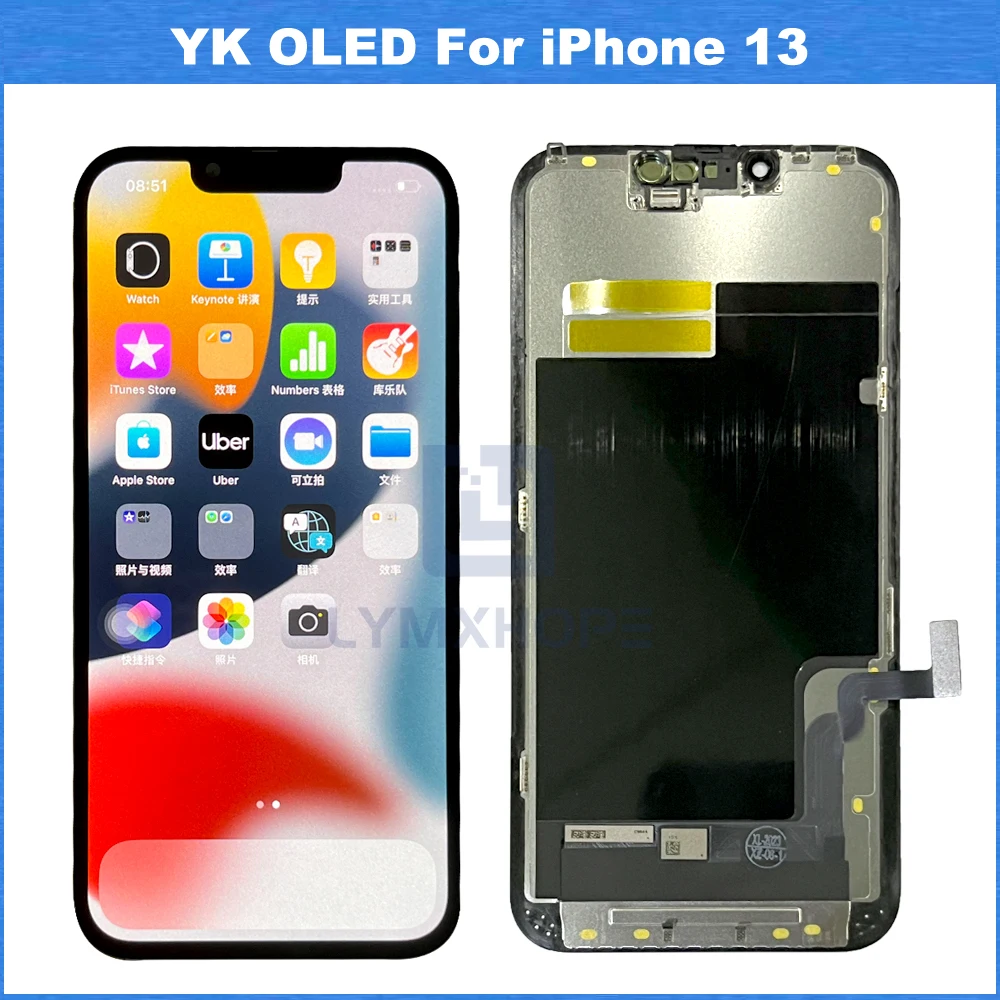 OLED-экран для iPhone X XS 11 12 Pro Max ЖК-дисплей 13 14 15 Дисплей 3D-сенсорный экран Дигитайзер