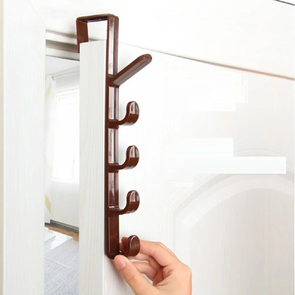 

Multifunctional Storage Hooks Household Clothes Hook Door Hanger Rack Organizer Coat Hat Bag Hanger Holder