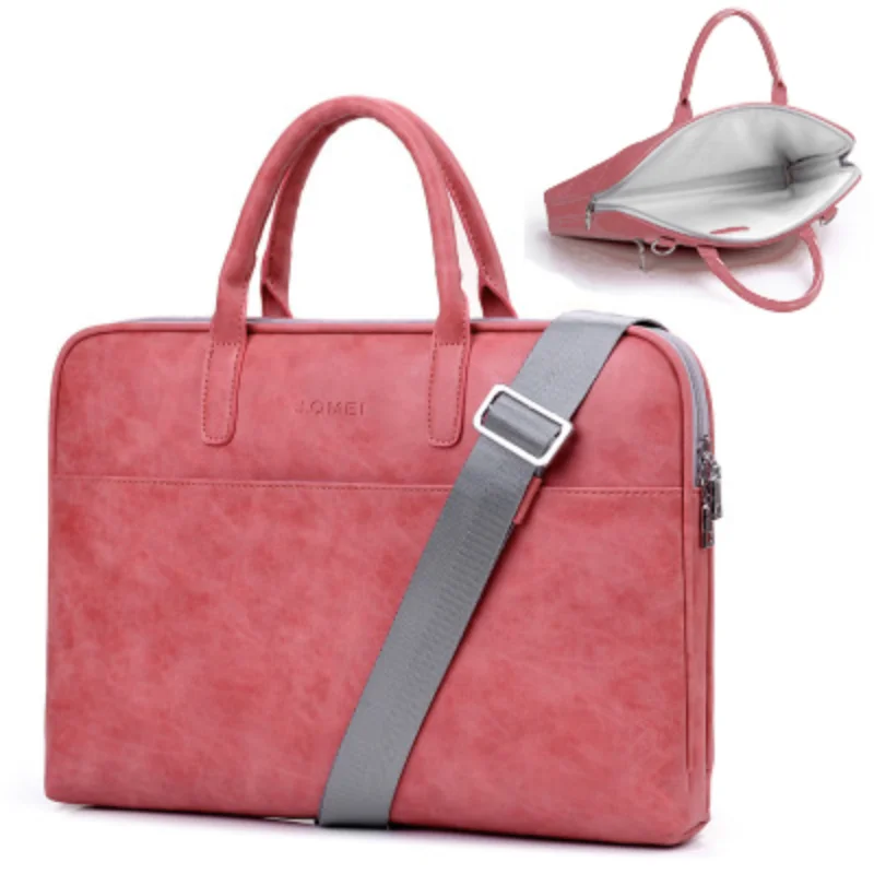 

Waterproof Laptop Briefcase 17.3 15.6 14 Handbag For Macbook Air 13 Bag Pro 13.3 15 2019 Case Women 17 Shoulder Bags