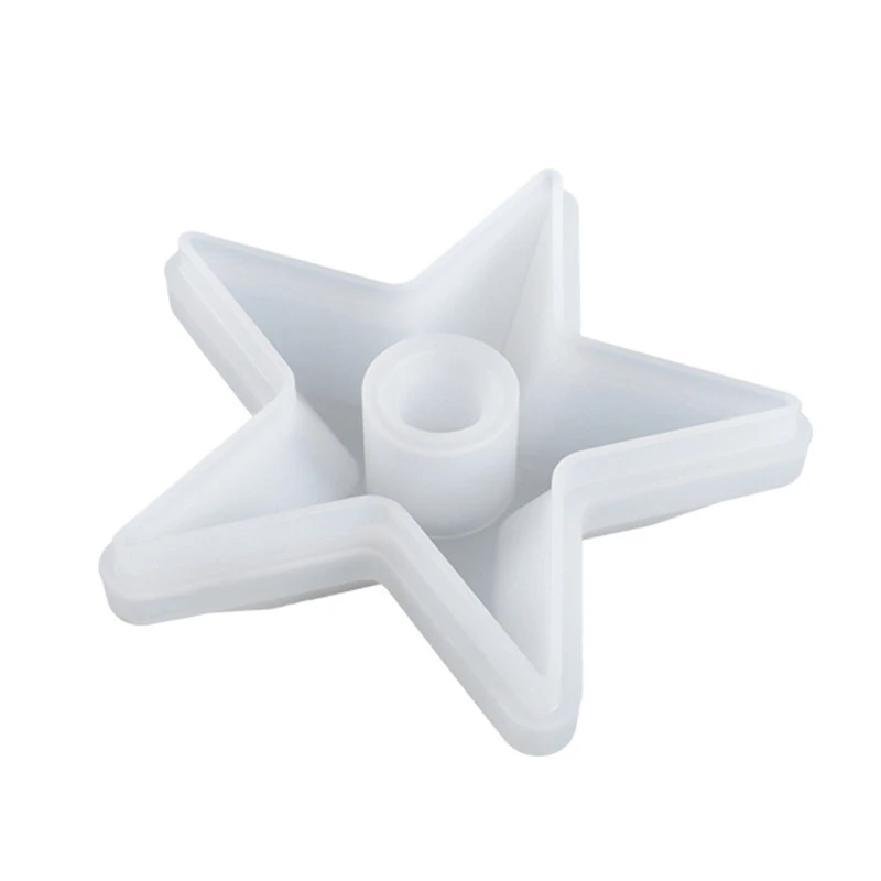 

Подсвечник Декор звезда форма силиконовая форма для «сделай сам» эпоксидная смола литые формы Быстрая доставка