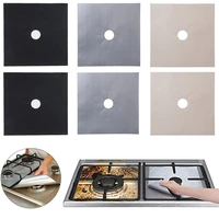 2pcs gas cooktop protector nonstick reusable cleaning pad kitchen gas stove liner sheet home kitchen cookware accessories