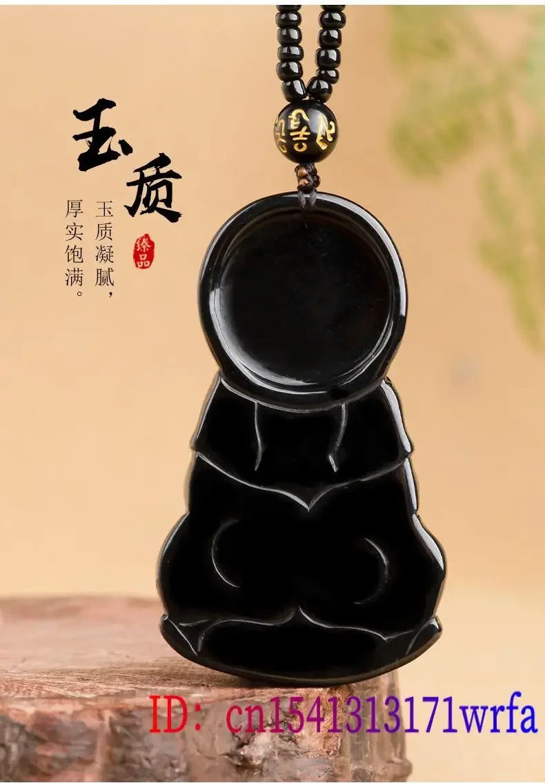 Бирманское Нефритовое ожерелье Guanyin женское ювелирное изделие из нефрита