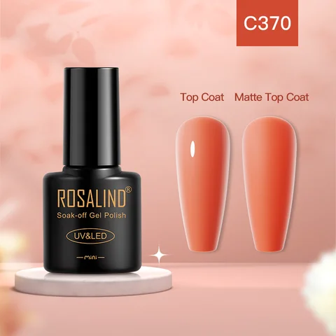 ROSALIND Nail Gel Polish Neon Hybrid Varnish Semi Permanent Nail Art Design Soak Off Top Base Coat Esmalte UV Gel Nail Polish