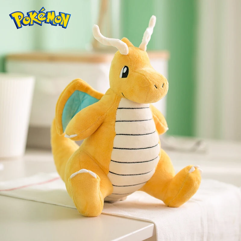 Оригинальные мягкие игрушки Pokemon Kawaii Dragonite милый быстрый дракон плюшевые куклы