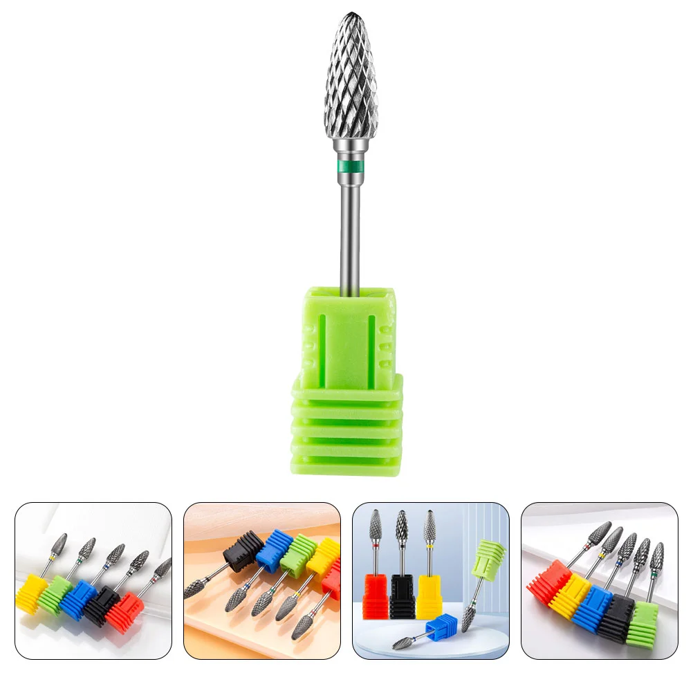 

Nail Polisher Manicure Tools Polishing Bit Bits Drill Portable Safety Tungsten Steel Alloy Set Grinding Heads