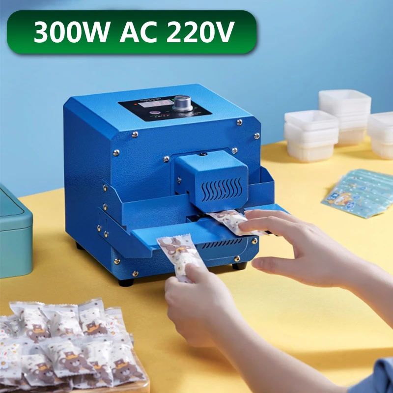 300W Multifunctional Plastic Bag Heat Sealing Machine Small Automatic Continuous Continuous Bag Machine Food Packaging Machine