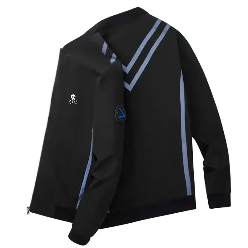 2022 Spring Autumn Golf Wear Man Loose Windbreaker Fishing Jacket High Quality Thin Golf Clothing Men Bomber Jacket Coat