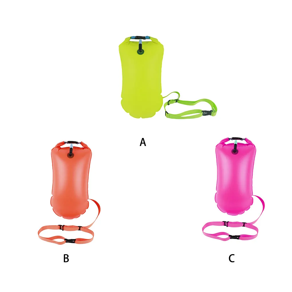 

Swimming Bag Inflatable Life Saving Buoy with Adjustable Belt Pack Bags