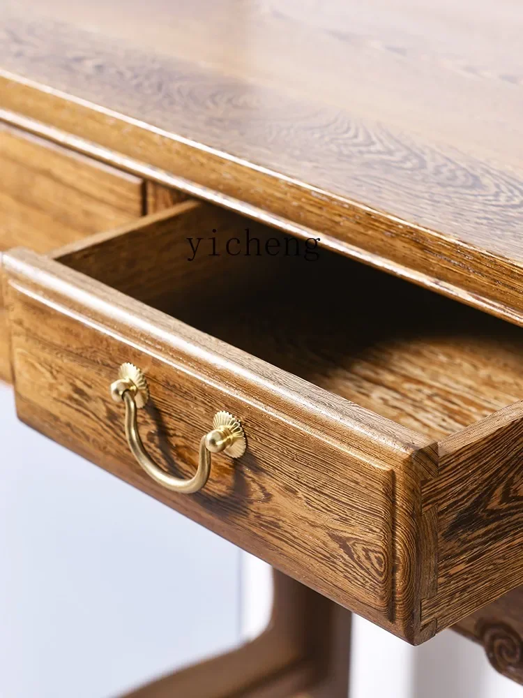 ZF розовое дерево средняя дверная рама для зала длинный узкий стол буддийский