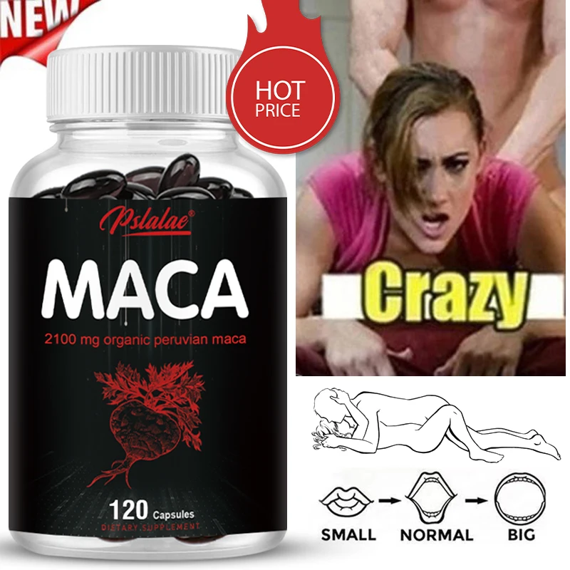 

Organic Maca Root Capsules | Black Red Yellow 2100 Mg Black Pepper | Support Mood, Regeneration and Energy Unisex