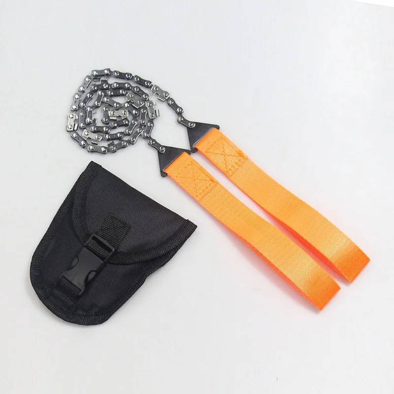 Portable Hand Zipper Saw Outdoor Chain Wire 11 Tooth Manganese Steel Pocket 24 Inch Garden Pruning Tool | Инструменты