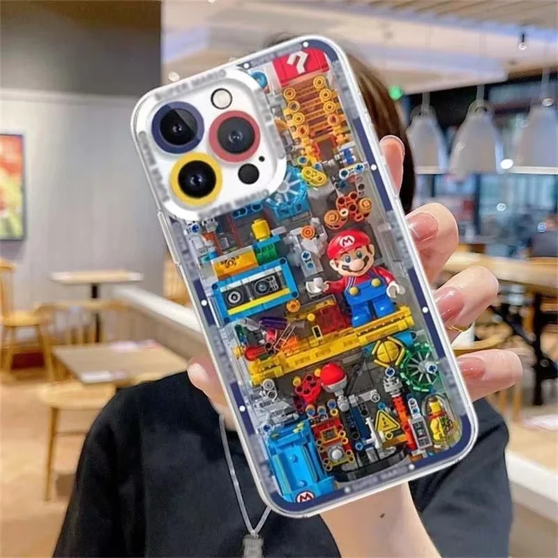 Case For Samsung Galaxy A54 A34 A24 A14 A13 A53 A33 A73 A23 A05 A05S A72 A52 A52S A32 A22 A12 A51 A71 M-Marios Building Blocks