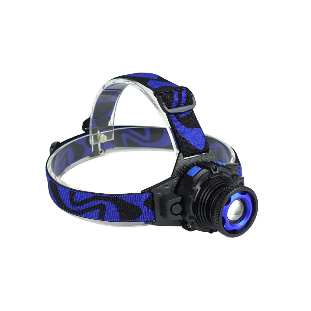 

1/2/3 Headlamp Strong Rechargeable FlashlightPowerful Headlight Battery Fishing Brightness Camping Rotary Frontal Hunting