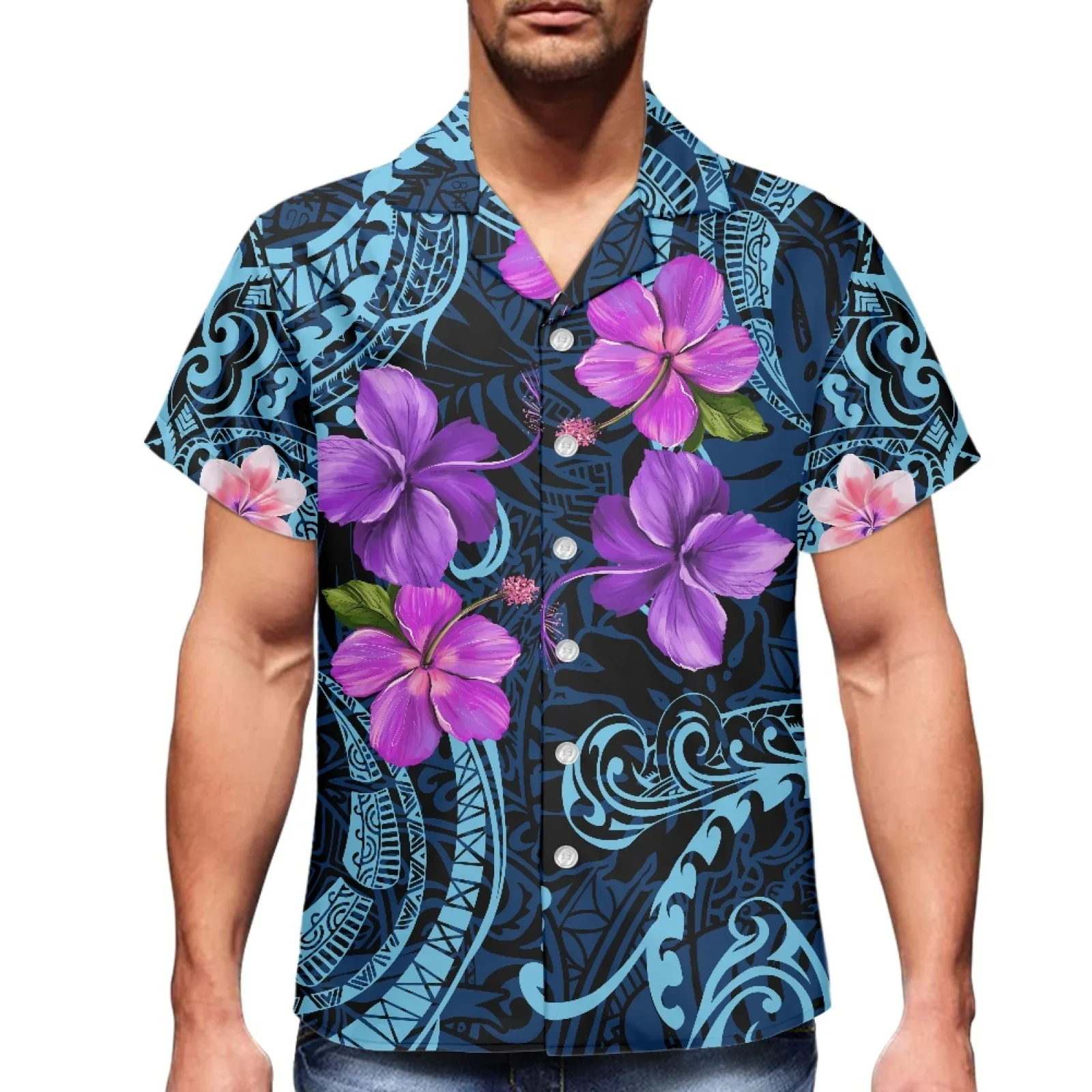 Полинезийский Тонга Гаваи Фиджи Гуам Самоа понпей племенные тату-принты одежда