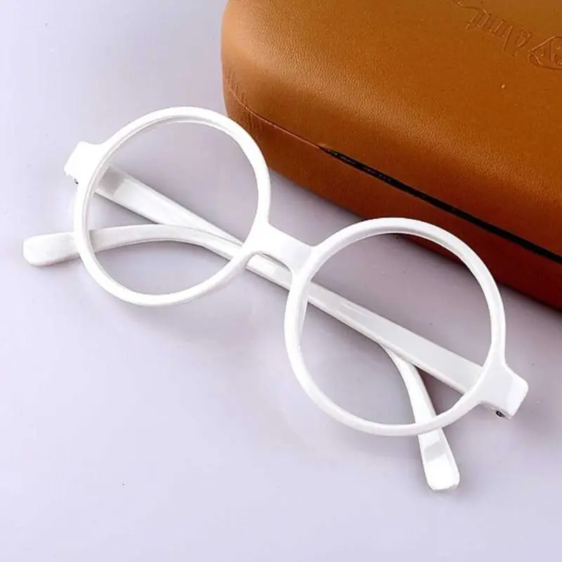 Ретро стиль ботаника милая детская круглая оправа для очков без линз карамельных