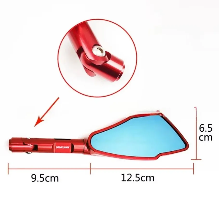 1 компл. модифицированное зеркало заднего вида с ЧПУ подходит для Bernali Qianjiang Huanglong