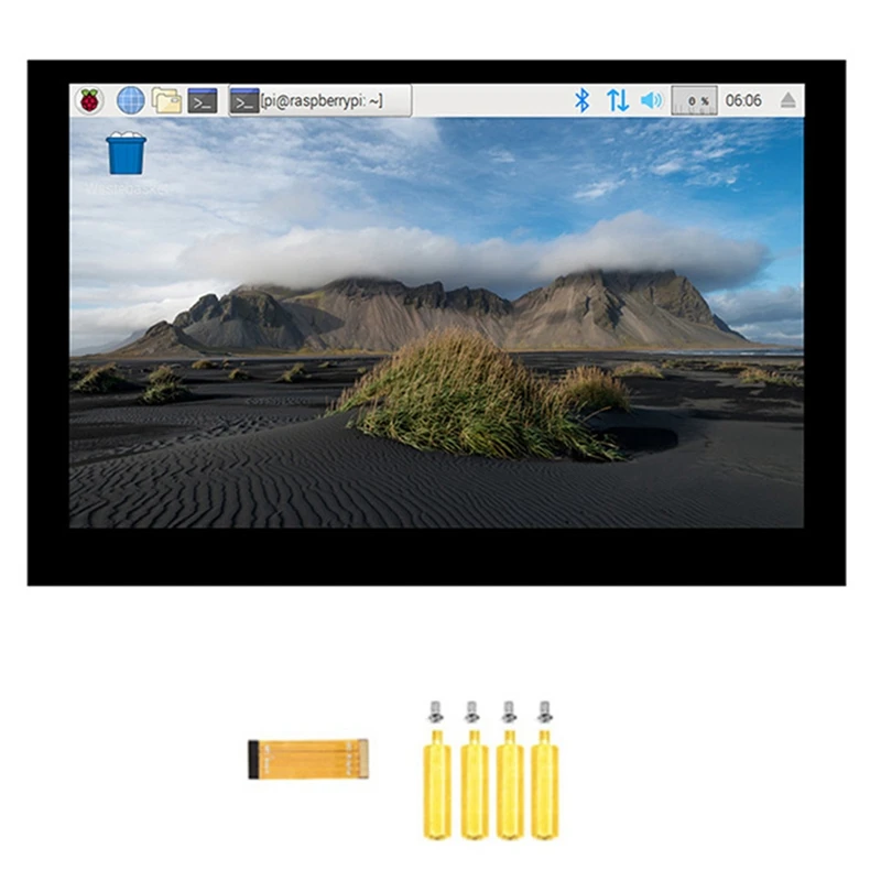 

5-дюймовый сенсорный экран 800 х480 для Raspberry Pi 4 3B + 3B 2B BB