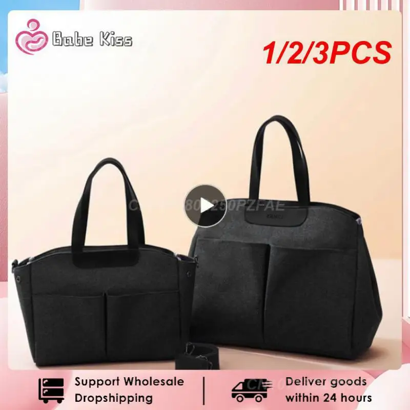 

1/2/3PCS Mommy Diaper Bag Women's Shoulder Messenger Bag Mom Travel Stroller Bag Baby Storage Bag Care