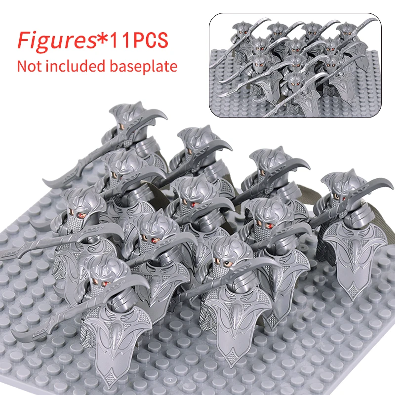 Medieval Elf Rohan soldiers Guard Army lotr Action Figures Mini Bricks Doll Assemble Building Blocks MOC DIY Toys for kid gifts