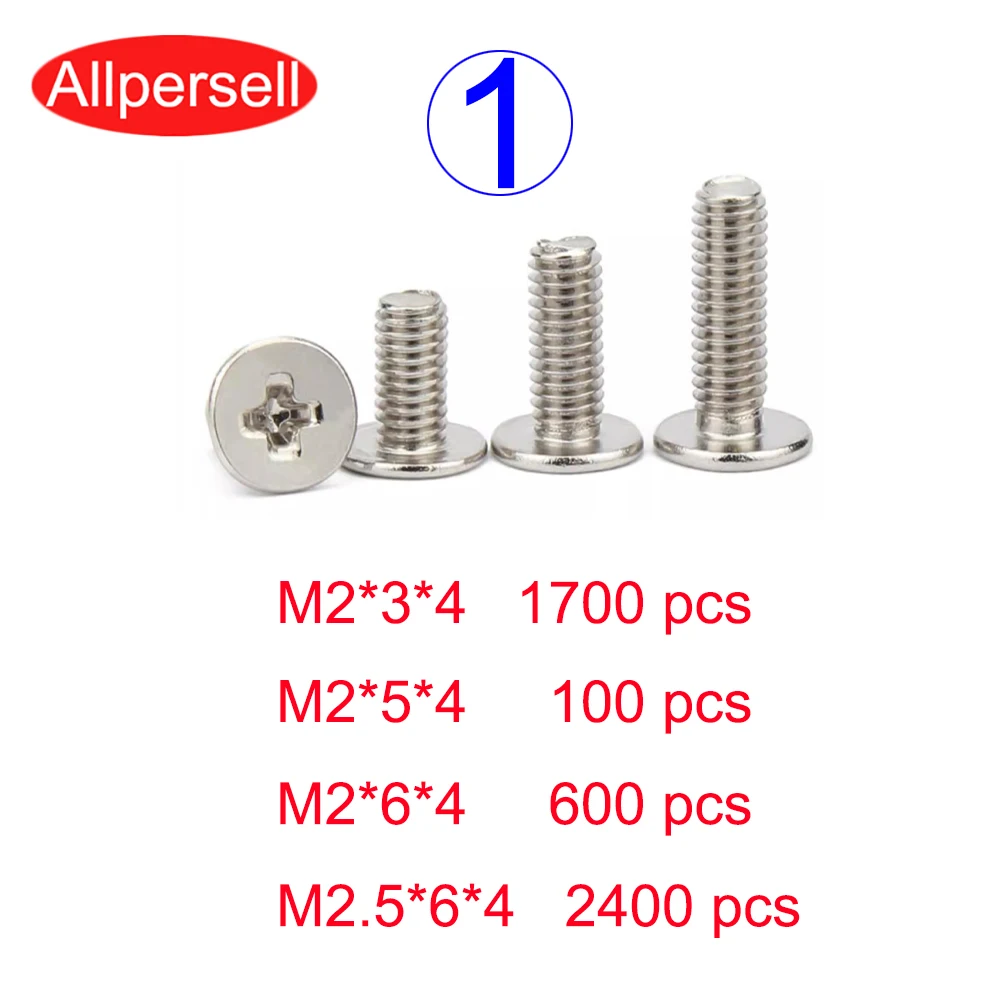 Шарнирные винты для ноутбука Винт с большой головкой M2 M2.5