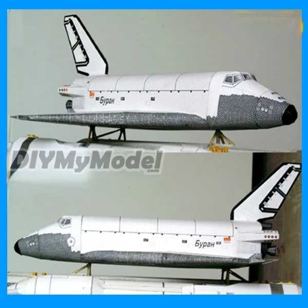 

DIYMyModeI Buran puzzle paper model DIY essential lesson student manual paper art origami Aerospace Science and Technology