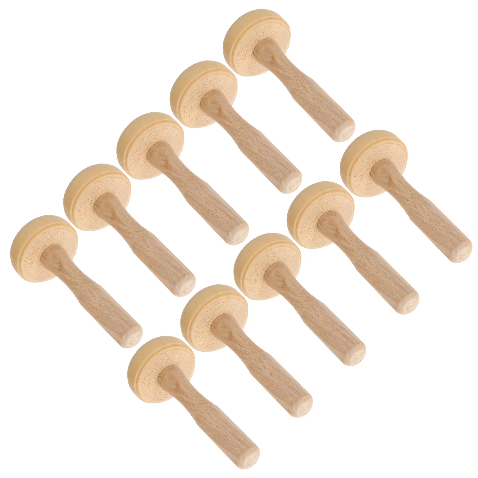 

10 Pcs Drawing Rubbing Roller Tools Print Pottery Printmaking Craft Ink Wooden Painting