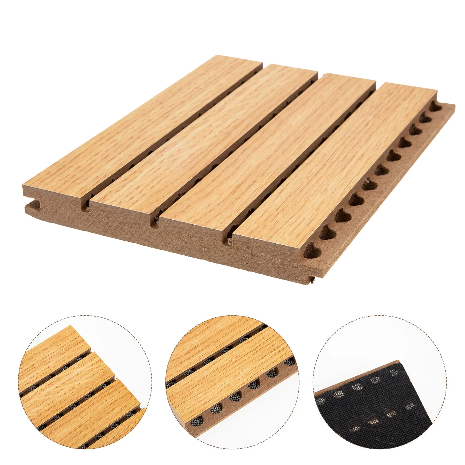 

Sound Panel Acoustic Panels Wall Material Wooden Proof Insulation Studio Absorption Soundproofing Padding Absorbing Dampening